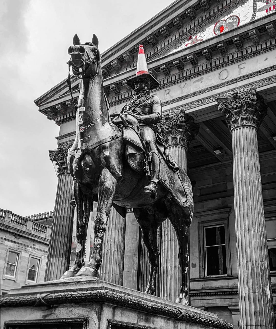 Statue du duc de Wellington, Glasgow, Écosse