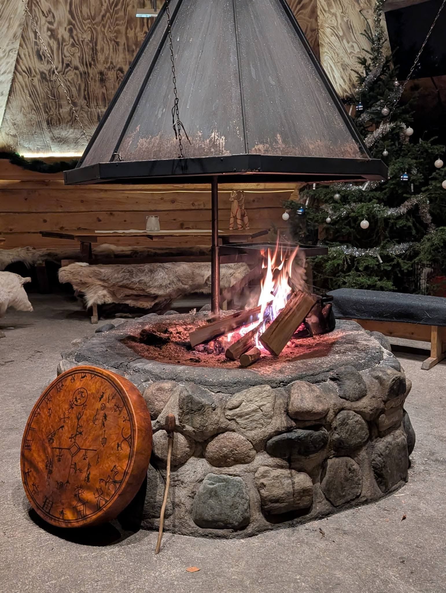 Ludivine en Laponie avec le peuple Sami