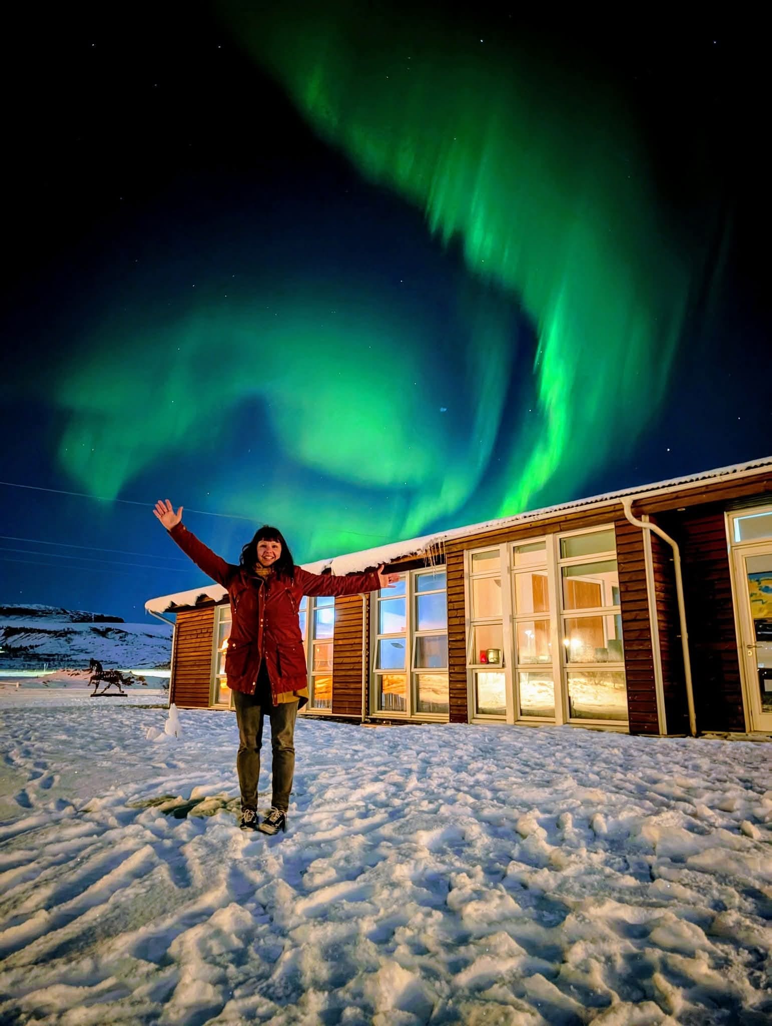Aurores boréales, Islande
