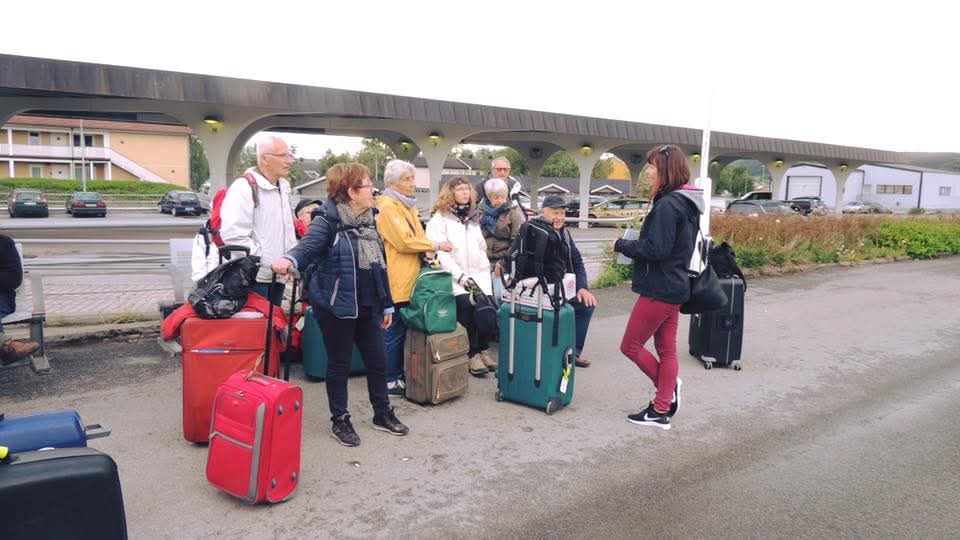 Départ en train, Norvège