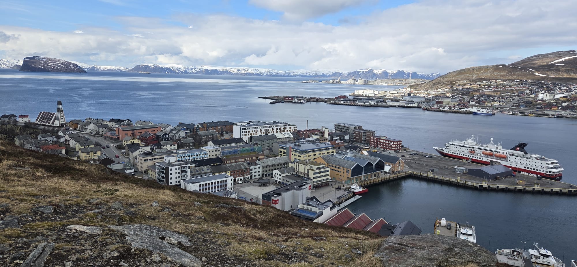 Hurtigruten à Hammerfest, Norvège